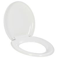 VidaXL Toiletbril soft-close met quick-release ontwerp wit - thumbnail