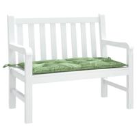 VidaXL Tuinbankkussen 100x50x7 cm oxford stof bladpatroon - thumbnail