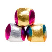 LG Imports jongleerballen space metallic 3 delig 4cm - thumbnail