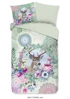 HIP Dekbedovertrek "mandala's en een hert" - Multi - (140x200/220 cm) - Katoen Flanel - thumbnail
