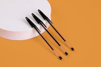 50x Bic Cristal balpen zwart medium