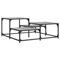 Salontafel 87,5x87,5x40 cm bewerkt hout grijs sonoma eikenkleur - thumbnail