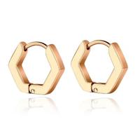 Heren Oorbellen LGT JWLS - Hexagon Rose - thumbnail