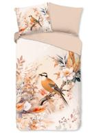 Good Morning Dekbedovertrek "vogel en bloemen" - Multi - (140x200/220 cm) - Katoen - thumbnail
