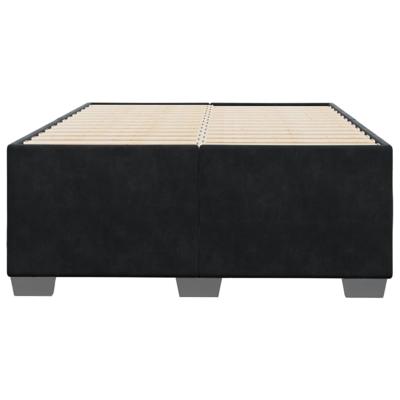 Bedframe zonder matras 120x190 cm fluweel zwart