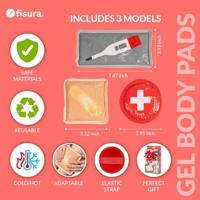 Gel pads pack of 3 first aid kit - thumbnail