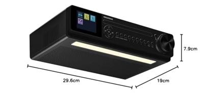 Grundig DKR 2000 Keukenradio DAB+, DAB CD, DAB+, MP3, USB, Bluetooth Wekfunctie Zwart - thumbnail