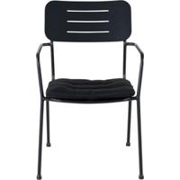 Nohr Tuinstoel 'Diona' Met armleuning, kleur Zwart - thumbnail