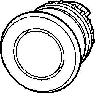 Eaton 216718 M22-DP-Y Paddenstoelknop Geel 1 stuk(s)