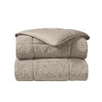 Zelesta Zelesta Velvetbed Kussenslopen Taupe - Set van 2 - 60x70 cm - thumbnail
