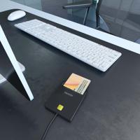 Kaartlezer Extern DNI Aisens ASCR-SN06-BK Zwart - thumbnail