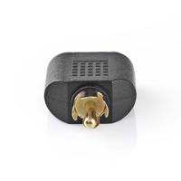 Subwoofer-Adapter | RCA male - 2x RCA female | 10 stuks | Zwart - thumbnail