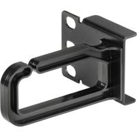 Renkforce RF-4870824 19 inch Kabelhouder 360° draaibare kabelbeugel Geschikt voor kastdiepte: 200 mm Zwart - thumbnail