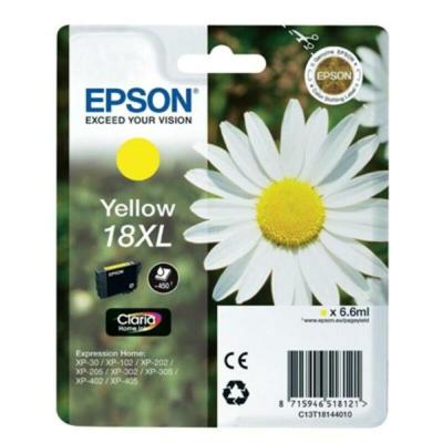 Originele inkt cartridge Epson 18XL Geel Originele inkt cartridge Epson 18XL Geel