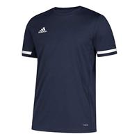 Adidas T19 Short Sleeve Tee Jongens Marine - thumbnail
