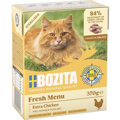 BOZITA Fresh Menu Sterilised Extra Chicken - nat kattenvoer - 370g