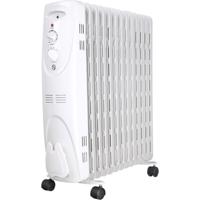 Oliegevulde Radiator 2500W - 3 Warmtestanden - Wit - thumbnail
