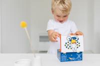 Nijntje Opbergdoosje met Muziek met Hollandse Print Blauw/Oranje - thumbnail