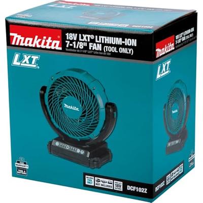 Makita DCF102Z 14,4 / 18 V Ventilator met zwenkfunctie Zonder accu&apos;s en lader - DCF102Z