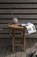 Nohr Ronde Outdoor Bijzettafel 'Amberia' Teakhout, 50cm - thumbnail
