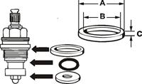 Cornat Dichting-Set Kraanbinnenwerk (17St) - T380100 - thumbnail