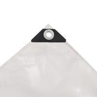Dekzeil 650 g/m 4x7 m wit - thumbnail
