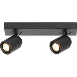 Freelight Spot Razza 2 lichts L 32 cm GU10 zwart
