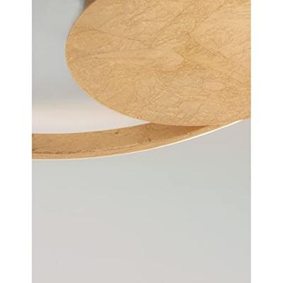 Lyora Ronde plafondlampFuline goud Ø 50cm - 9348071