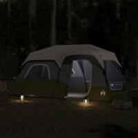 Tent met LED 441x288x217 cm lichtblauw - thumbnail