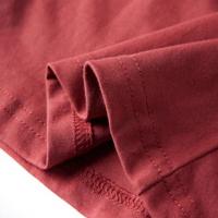 Kindershirt met lange mouwen runderprint 92 roodbruin - thumbnail