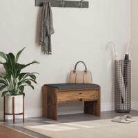 Halbank met kussen Oudhout 60 x 38 x 46 cm - thumbnail