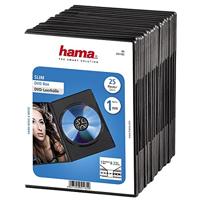 Hama dvd slim box zwart 25pak - thumbnail