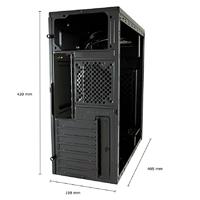 LC-Power 7040B Midi Tower Zwart - thumbnail