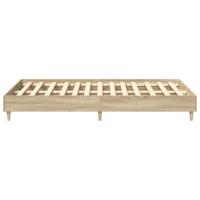 Bedframe zonder matras 140x190cm spaanplaat sonoma eikenkleurig - thumbnail