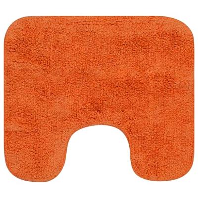 VidaXL Badmattenset stof oranje 3-delig