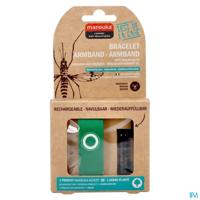 Manouka Armband A/muggen Uni Groen - thumbnail