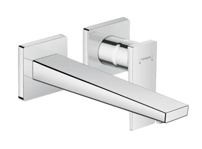 Hansgrohe Wastafelmengkraan Metropol Afdekset Uitloop 22.5 cm en Afvoerplug Chroom