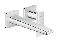 Hansgrohe Wastafelmengkraan Metropol Afdekset Uitloop 22.5 cm en Afvoerplug Chroom - thumbnail