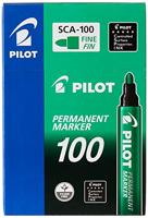 Viltstift PILOT 100 rond fijn groen | 12 stuks - thumbnail