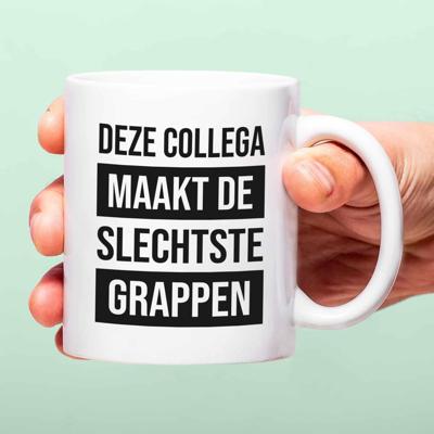 Mok Deze collega maakt de slechtste grappen Mok Deze collega maakt de slechtste grappen