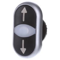 Eaton 216710 M22-DDL-S-X7/X7 Dubbele drukknop Plat, Rond Plunjer Meerdere kleuren 1 stuk(s) Piece - thumbnail