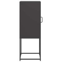 Dressoir 36x39x107 cm koudgewalst staal zwart - thumbnail