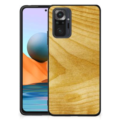 Xiaomi Redmi Note 10 Pro Houten Print Telefoonhoesje Licht Hout