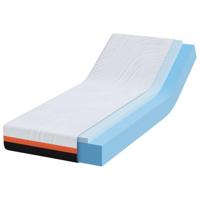 Matrassen Wit, Grijs 80 x 200 cm 100% polyester jacquard stof - thumbnail