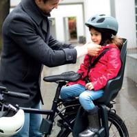 Bobike kinderzitje achter go maxi rs met framebevestiging (ff) en slaapstand urban black - thumbnail