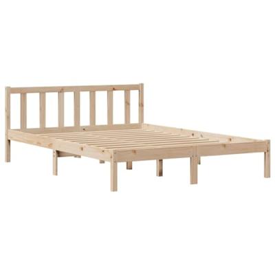 Bedframe zonder matras massief grenenhout 120x190 cm