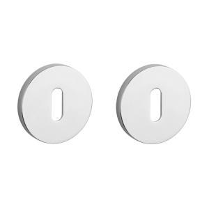 Aprile Comfort Rond Sleutelrozet Ø53x7mm Chroom gepolijst Rozetten