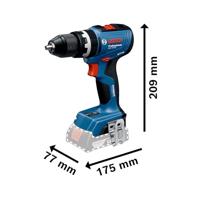 COMBOSET MET 3 GEREEDSCHAPPEN: GSB 18V-65 + 18V-22 + GWS 18V-11 + GBA 3x5.0Ah accu's + GAL 12V/18V-80 lader + tas - thumbnail