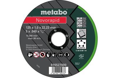 Metabo 616527000 Doorslijpschijf 125 mm 25 stuk(s) Blik