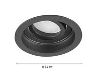 Trio Zwarte inbouwspotKenai richtbaar - 651500132 - thumbnail